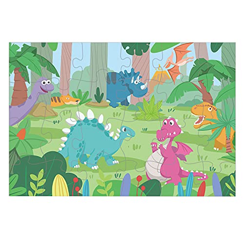 Dinosaur World Jumbo Floor Puzzles - Ages 2-5