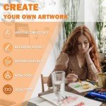 Dual Tip Acrylic Paint Pens - 24 Colors