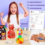 Paint Your Own Cat Lamp DIY Kit for Kids