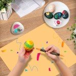 24-Color Dual Tip Acrylic Paint Markers Set