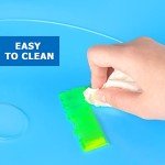 Clear Acrylic Paint Palette Set with Thumb Hole