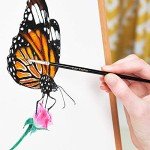 24-Color Acrylic Paint Set with Brushes