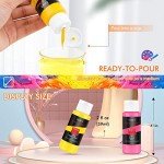 Caliart 24-Color Acrylic Paint Set with Brushes