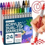 Artistro 24 Dual Tip Acrylic Paint Markers