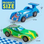 DIY Wooden Race Cars Craft Kit for Kids