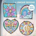 Klever Kits 4PCS Window Art Suncatcher Set