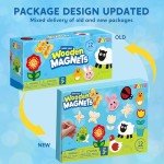 Wooden Magnet Arts & Crafts Kit for Kids