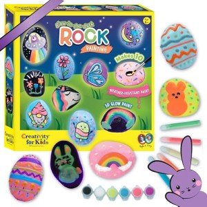 Glow in the Dark Rock Painting Kit for Kids