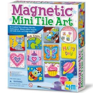 4M Magnetic Tile Art DIY Kit for Kids 8+