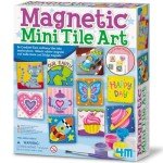4M Magnetic Tile Art DIY Kit for Kids 8+
