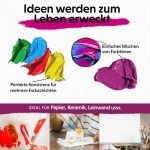 24-Pack Acrylic Paint Set with Brushes for Kids