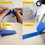 Premium Blue Painters Tape for DIY Crafts