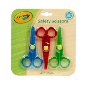 Crayola Toddler Safety Scissors - 3 Pack