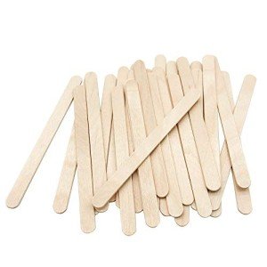 KTOJOY 200 Pcs Natural Wood Craft Sticks