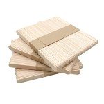 KTOJOY 200 Pcs Natural Wood Craft Sticks