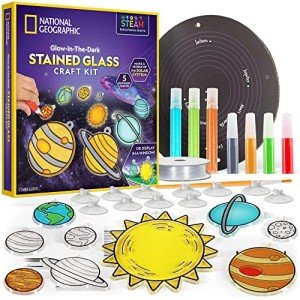 Glow-in-the-Dark Solar System Window Art Kit
