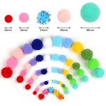 900 PCS Colorful Craft Pom Poms for Fun Projects