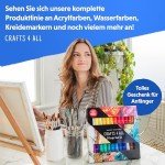 24-Pack Acrylic Paint Set with Brushes for Kids
