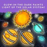 Glow-in-the-Dark Solar System Window Art Kit