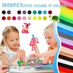 200 Pack Pipe Cleaners for Arts and Crafts