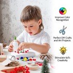 900 PCS Colorful Craft Pom Poms for Fun Projects