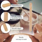 KTOJOY 200 Pcs Natural Wood Craft Sticks