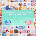 Beginner Crochet Kit with Video Tutorials - Axolotl