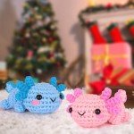 Beginner Crochet Kit with Video Tutorials - Axolotl