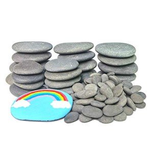 120PCS Painting Rocks for DIY Arts & Crafts