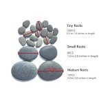 120PCS Painting Rocks for DIY Arts & Crafts