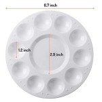 4 Pack Kids' Plastic Paint Tray Palettes