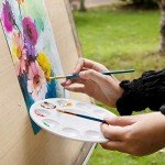 4 Pack Kids' Plastic Paint Tray Palettes