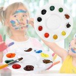4 Pack Kids' Plastic Paint Tray Palettes