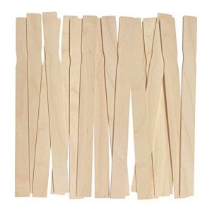 25 Wooden Paint Sticks for Mixing and Marking