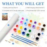 Wild Flowers Paint by Numbers Kit for Adults