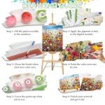 Wild Flowers Paint by Numbers Kit for Adults