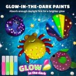 Glow-in-the-Dark Shell Painting Kit for Kids