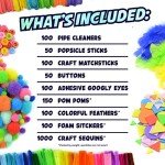 Kids Arts & Crafts Supplies Kit by Carl & Kay