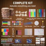 Glow in the Dark Wooden Painting Kit for Kids