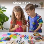Glow in the Dark Wooden Painting Kit for Kids