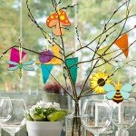 80PCS DIY Wooden Spring Ornaments for Crafts