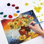 Acrylic Painting Set with Easel and Canvases