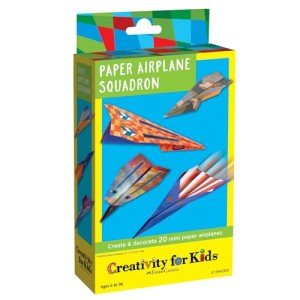 Kids Paper Airplane Craft Kit – 20 Planes