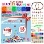 Clay Beads Bracelet Making Kit for Teens