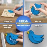 Nature-Themed Magnet Craft Kit for Kids