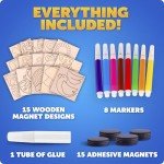 Nature-Themed Magnet Craft Kit for Kids