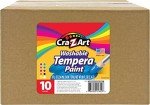 Cra-Z-Art Washable Tempera Paint Set, 10 Assorted Bottles