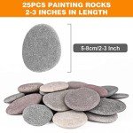 25 Large Painting Stones for Kids' Crafts