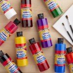 Cra-Z-Art Washable Tempera Paint Set, 10 Assorted Bottles