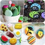 25 Large Painting Stones for Kids' Crafts
